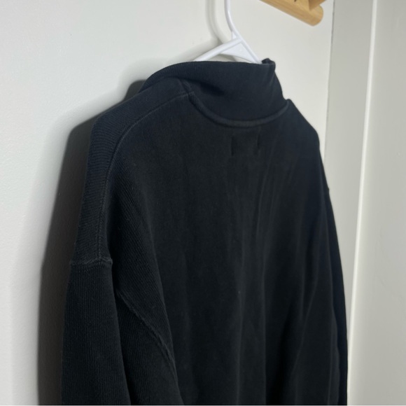 VTG Polo by Ralph Lauren Men's Black Quarter-Zip Sweater Knit XL - Picture 5 of 9